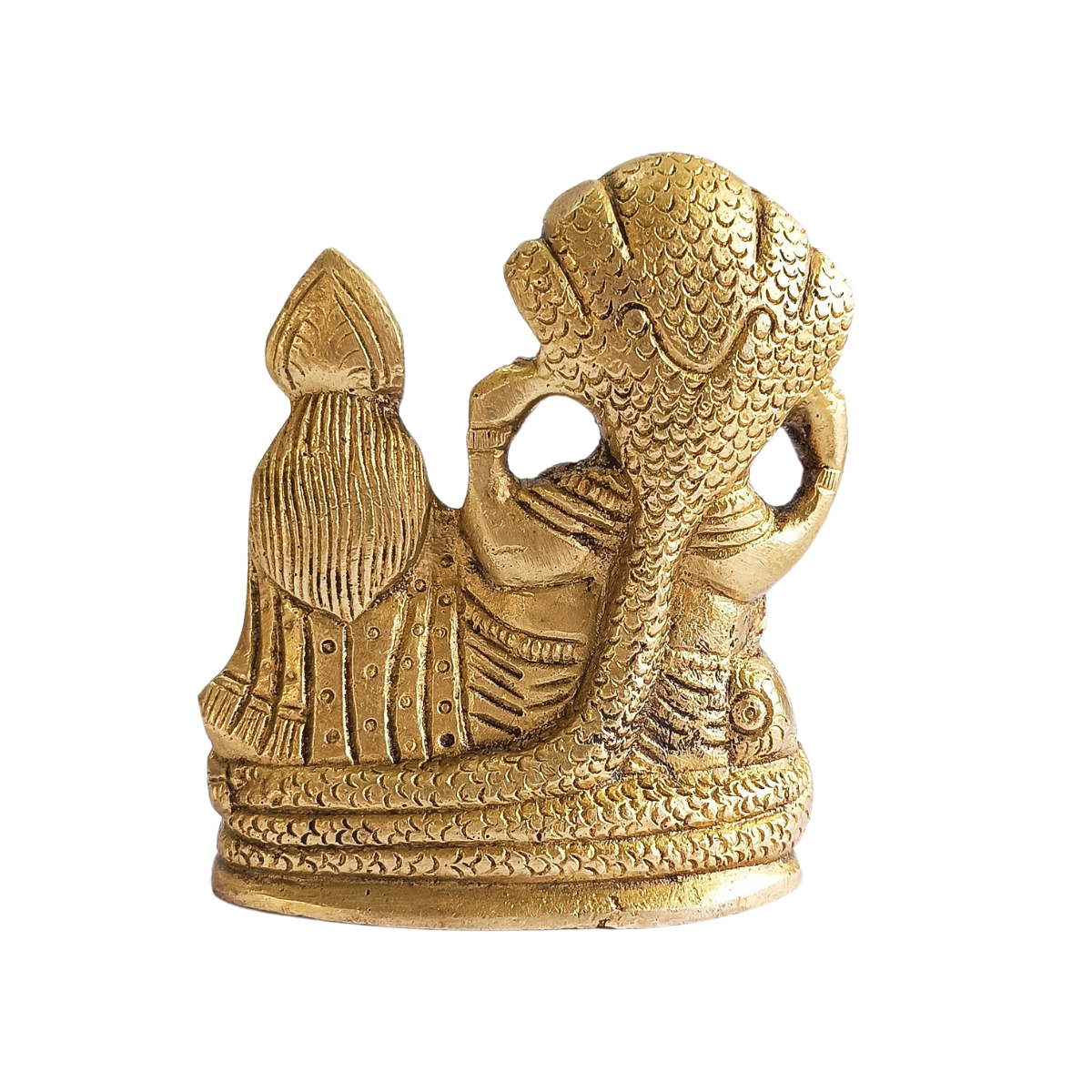 Lakshmi Narayan Brass (Pital) Murti-लक्ष्मी नारायण- Lakshmi Narayan Statue- Goddess Lakshmi God Narayan Murti-Lakshmi Narayan Idol-Pital Murti (Brass) For Pooja,Decoration ,Temple Decorative,& Gifts