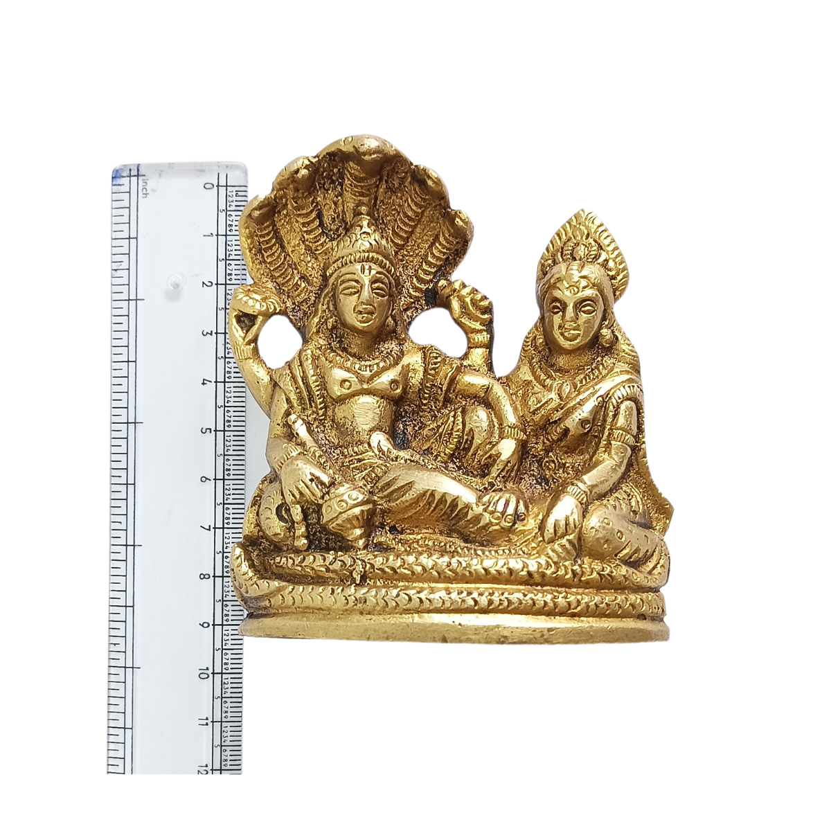 Lakshmi Narayan Brass (Pital) Murti-लक्ष्मी नारायण- Lakshmi Narayan Statue- Goddess Lakshmi God Narayan Murti-Lakshmi Narayan Idol-Pital Murti (Brass) For Pooja,Decoration ,Temple Decorative,& Gifts