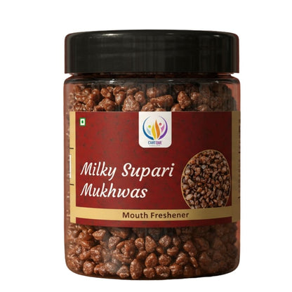 Milky Supari-Mukhwas Natural Fresh Mouth Freshener-Refreshment in Every Bite-Tasty & Delicious Mukhwas (200 Gram)