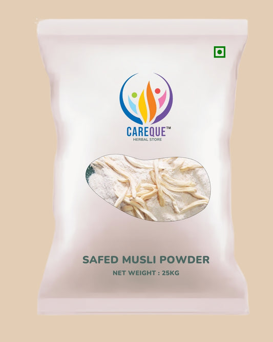 Musli Safed Powder-Chlorophytum Borivilianum-White Musli Powder-Shwet Muslie Powder Raw Herbs Quality Products at Unbeatable Wholesale Rate Price Bulk Purchase