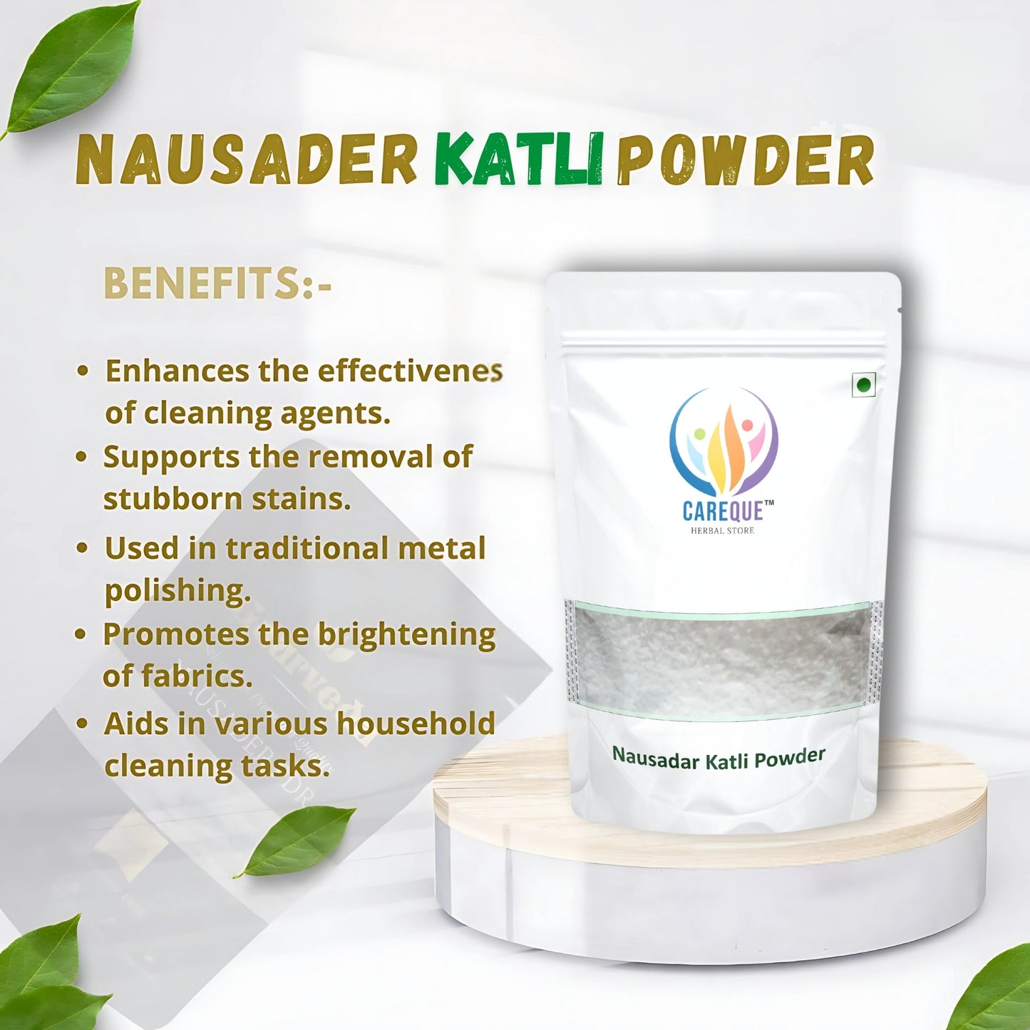 Nausadar Katli Powder-Ammonium Chloride-Naushadar Katli -Raw Herbs-Jadi Booti