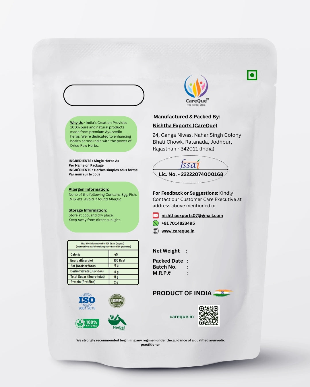 Shatavari Root White Powder-Sitawar Safed Powder-Asparagus Racemosus-Satamuli-Raw Herbs Quality Products at Unbeatable Wholesale Rate Price Bulk Purchase