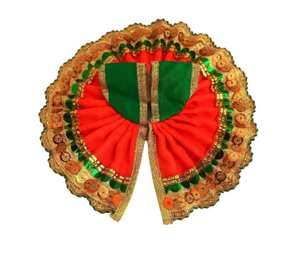 Laddu Gopal Dress -Ladoo Gopal Poshak-Krishna Dress- Kanhaiya Ji-Kanha Ji-Govinda-Thakur Ji-Bal Gopal-Mix Colors-Size: 4 No