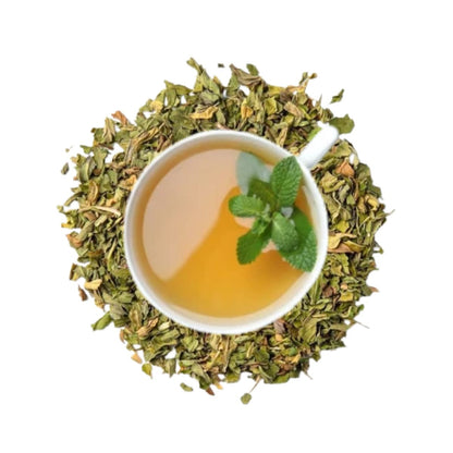 Foglie di menta piperita | Menta piperita essiccata per tè alle erbe, infusi e bevande rinfrescanti - 50 grammi