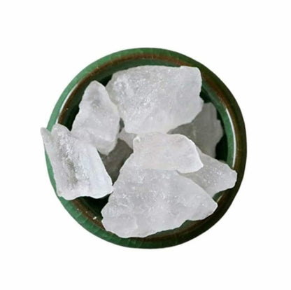 Phitkari White-Fitkari Safed-Potash Alum-Fitkari-Safed-Sphatika-Raw Herbs-Jadi Booti