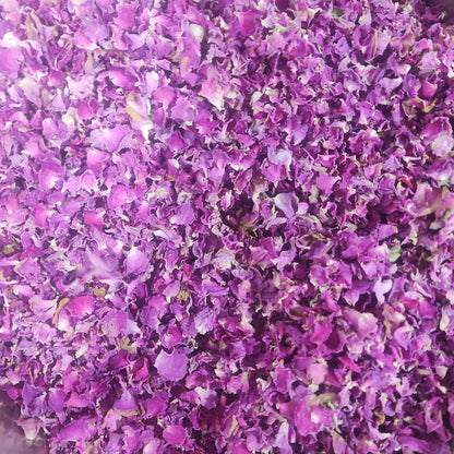 Dried Pink Rose Petals -  Natural & Sun-Dried – Ideal for Homemade Beauty Care, Candle Making, Puja and Wedding Décor