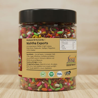 Punjabi Mix-Mukhwas Natural Fresh Mouth Freshner-Refreshment in Every Bite-Tasty & Delicious Mukhwas-Breath Naturally (200 Gram)