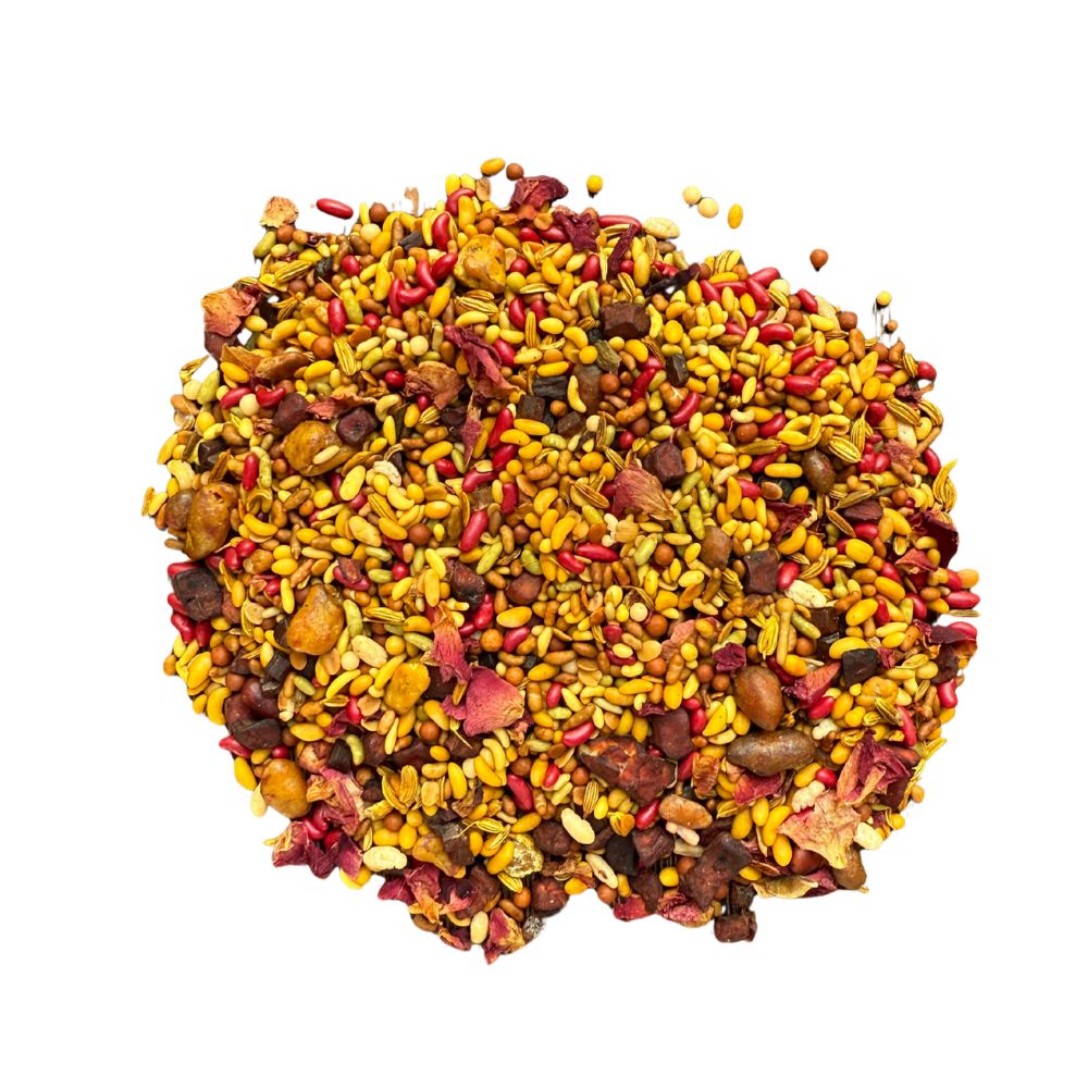 Rose Leaf Yellow Mukhwas | Fragrant Sweet Mouth Freshener | Digestive Snack with Rose Petal Flavor | Refreshing After-Meal Snack ( 200 Gram)