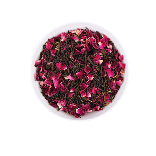 Rose Green Tea-Rose Petal Green Tea-A Fragrant Sip of Refreshment