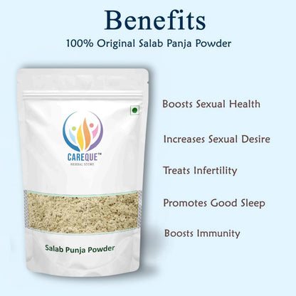 Salab Punja Powder-Marsh Orchid-सलाम पांजा पाउडर-Raw Herbs-Salam Panja Powder-Hatta Haddi-Jadi Booti-Single Herbs