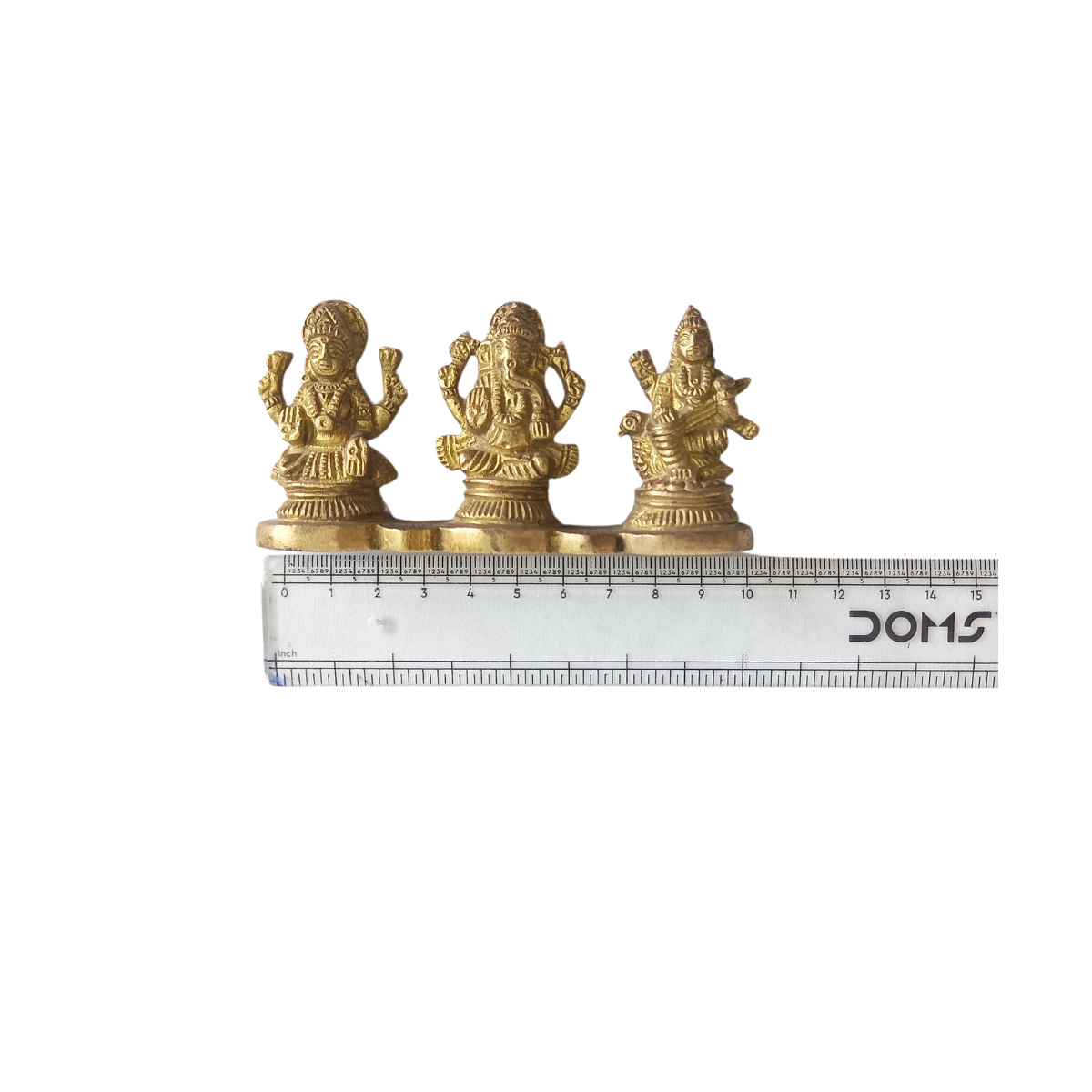 Lakshmi,Ganesh,Sarswati,Brass (Pital) Murti-लक्ष्मी,गणेश,सरस्वती,पीतल मूर्ति-Lakshmi,Ganesh,Sarswati Statue-Goddess Idols Set-Pital Murti (Brass) For Pooja,Decoration ,Temple Decorative,& Gifts