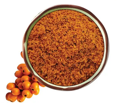 Sea buckthorn Berry Powder - Leh berry -  Sandthorn - Sallowthorn - Sea Berry - Siberian Pineapple