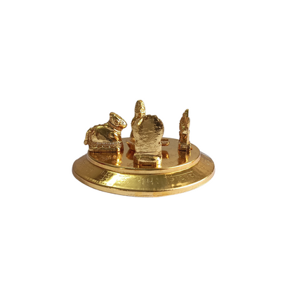 Shiv Parivar Brass (Pital) Murti For Temple & Home Decoration-शिव परिवार मूर्ति-(Shivling,Parvati,Ganesh,Kartik,Nandi) Beautiful Brass Statue