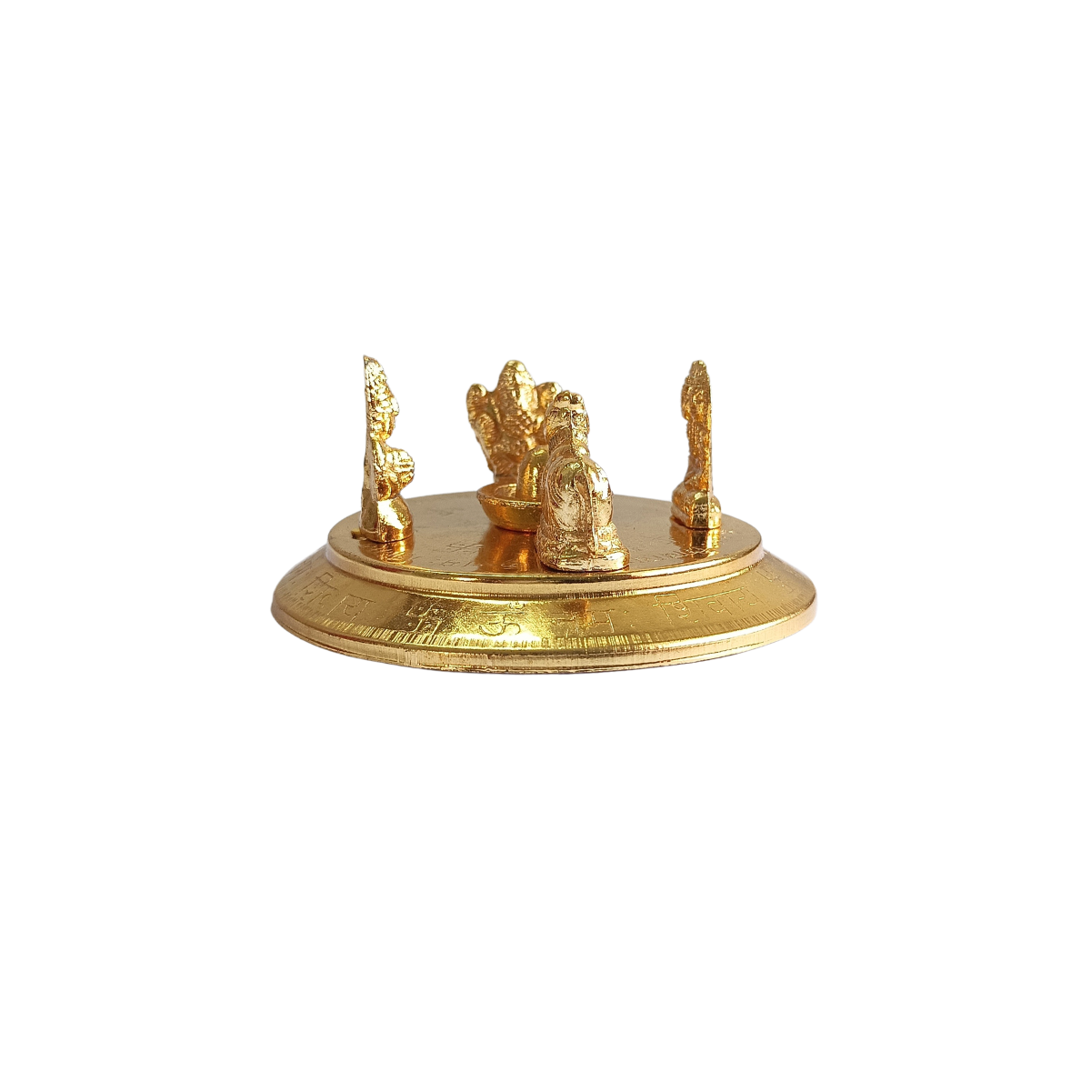 Shiv Parivar Brass (Pital) Murti For Temple & Home Decoration-शिव परिवार मूर्ति-(Shivling,Parvati,Ganesh,Kartik,Nandi) Beautiful Brass Statue