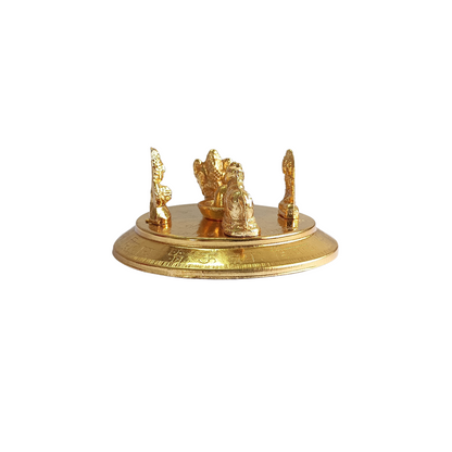 Shiv Parivar Brass (Pital) Murti For Temple & Home Decoration-शिव परिवार मूर्ति-(Shivling,Parvati,Ganesh,Kartik,Nandi) Beautiful Brass Statue