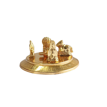 Shiv Parivar Brass (Pital) Murti For Temple & Home Decoration-शिव परिवार मूर्ति-(Shivling,Parvati,Ganesh,Kartik,Nandi) Beautiful Brass Statue