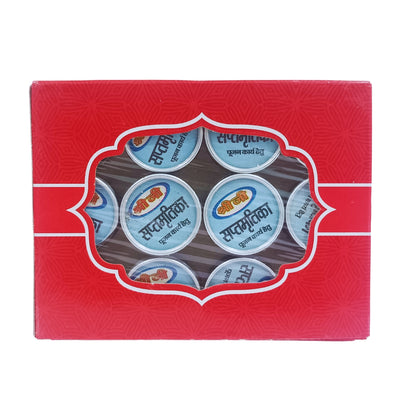 Shree Ji Pujan Mangal SaptMritika for Pooja (12 Piece) Religious and Spiritual Product Pack of 1