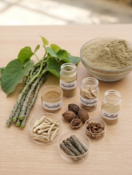 Herbal Powder for Back Pain Relief & Mobility | Ayurvedic Formula with Giloy, Harad & Shilajit