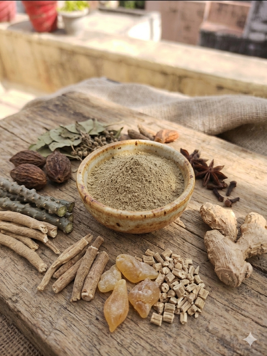 Herbal Powder for Back Pain Relief & Mobility | Ayurvedic Formula with Giloy, Harad & Shilajit