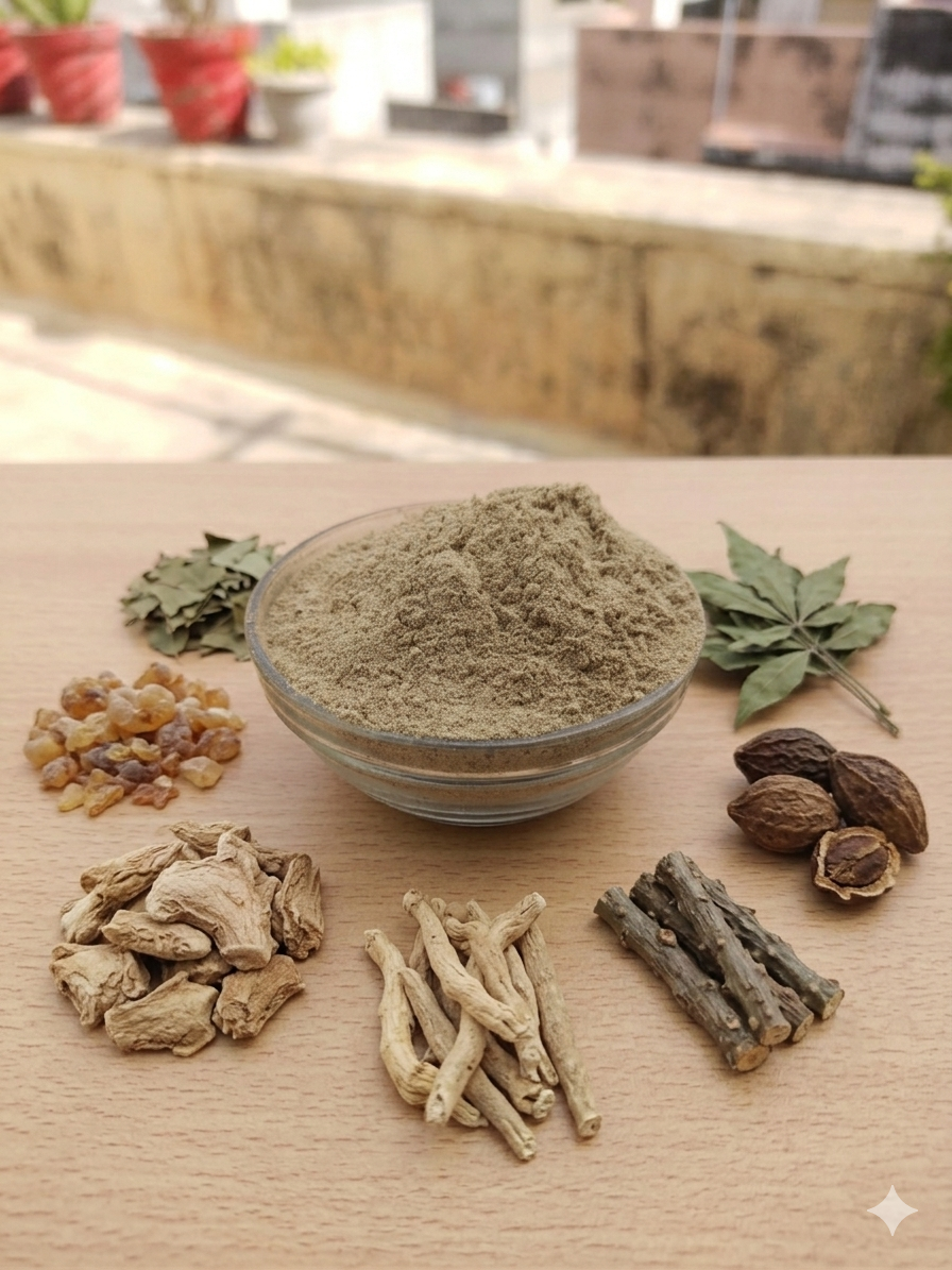 Herbal Powder for Back Pain Relief & Mobility | Ayurvedic Formula with Giloy, Harad & Shilajit