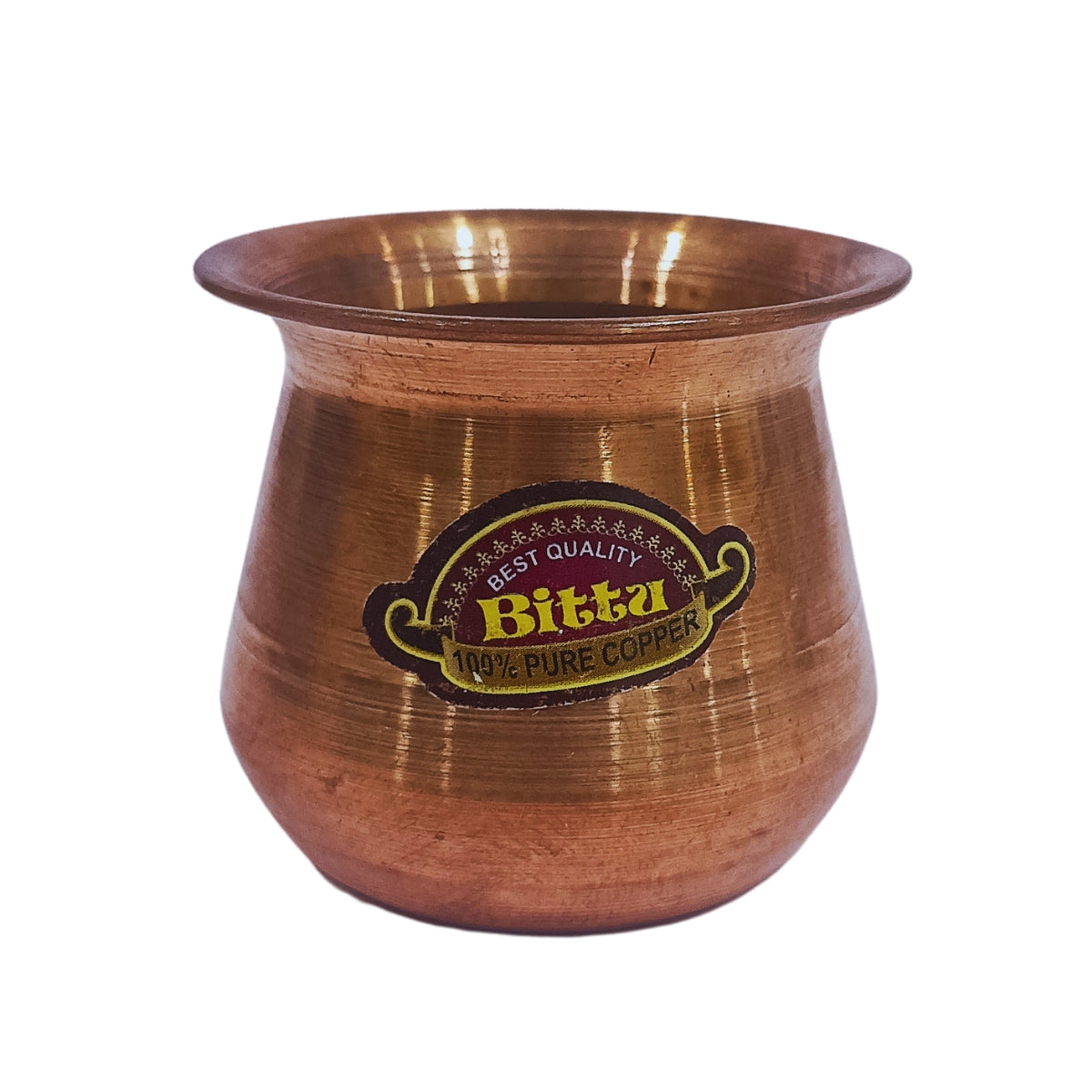 Copper Kalash Tamba Lota For Puja and Drinking Water Tambey Ka Lota Copper Pot Standard Size for Home and Mandir