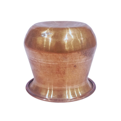 Copper Kalash Tamba Lota For Puja and Drinking Water Tambey Ka Lota Copper Pot Standard Size for Home and Mandir