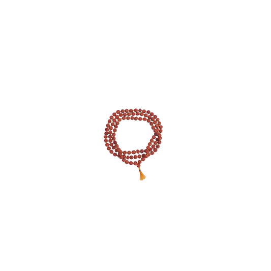 Rudraksha Mala 108 Beads-Divine Brown Rudraksha Mala-Japa Mala-Jaap Mala For Meditation And Yoga(No. 4)