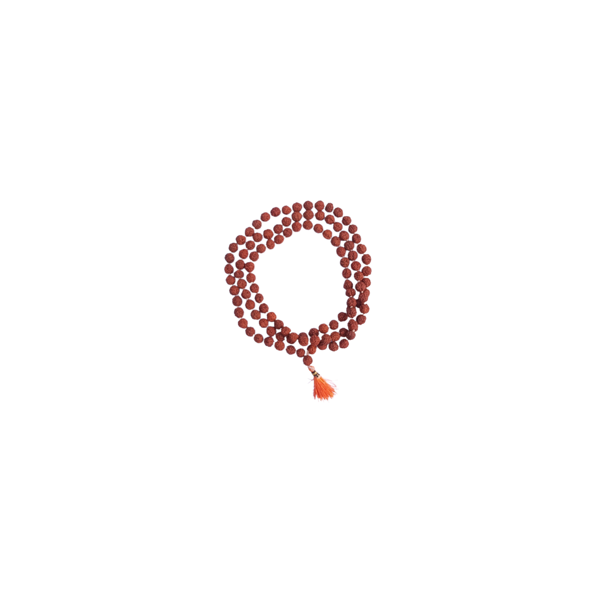 Rudraksha Mala 108 Beads-Divine Brown Rudraksha Mala-Japa Mala-Jaap Mala For Meditation And Yoga(No. 2)