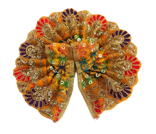 Laddu Gopal Dress -Ladoo Gopal Poshak-Krishna Dress- Kanhaiya Ji-Kanha Ji-Govinda-Thakur Ji-Bal Gopal-Mix Colors-Size: 2 No