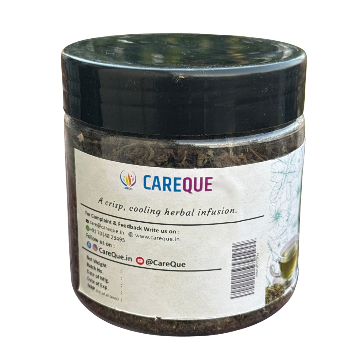 Foglie di menta piperita | Menta piperita essiccata per tè alle erbe, infusi e bevande rinfrescanti - 50 grammi