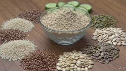 Careque 7 Seed Nutrition Powder | Energy Booster Powder | Plant-Based Seed Mix | No Added Sugar | Easy Daily Nutrition