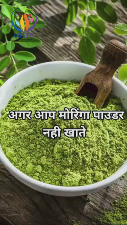 Moringa Leaf Powder-Sehjan Patta Powder-मोरिंगा के पत्तों का पाउडर-Dried Drumstick Leaves Powder-Raw Herbs-Jadi Booti