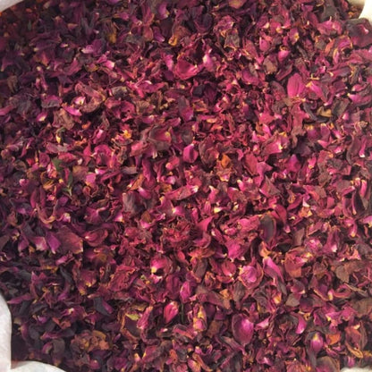 Rose Petal Tea |  Sun-Dried Whole Rose Petals- Caffeine-Free Herbal Flower Tea for Skin Clarity, Bloating Relief & Heart Wellness | Natural Detox & Digestive - 20 Gram