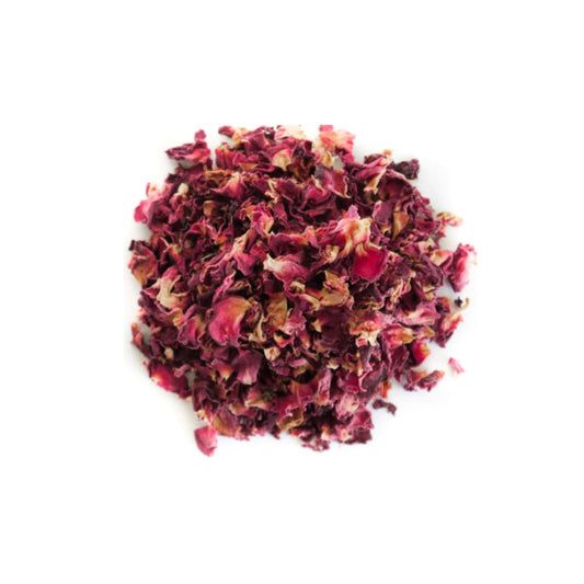 Rose Petal Tea |  Sun-Dried Whole Rose Petals- Caffeine-Free Herbal Flower Tea for Skin Clarity, Bloating Relief & Heart Wellness | Natural Detox & Digestive - 20 Gram