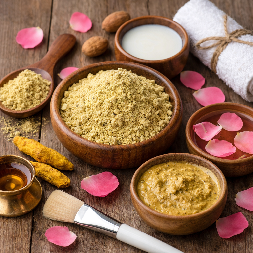 Ubtan Powder for Face & Body | Traditional Bath & Skincare Powder | DIY Face Pack & Body Scrub Blend | Daily Cleansing & Glow Care