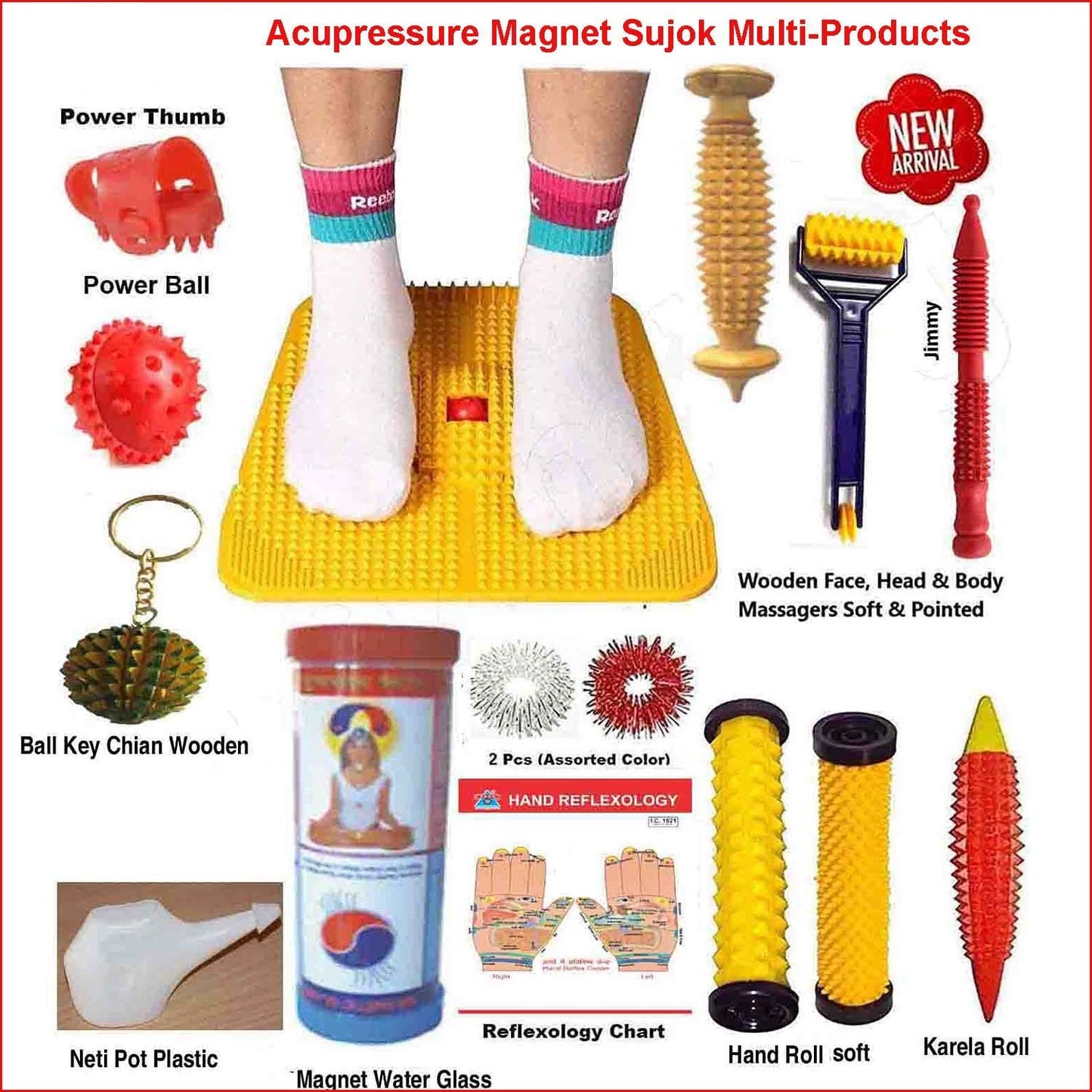 Acupressure-Magnet Therapy-Massage Products-Body Massager Energy Booster AP-039