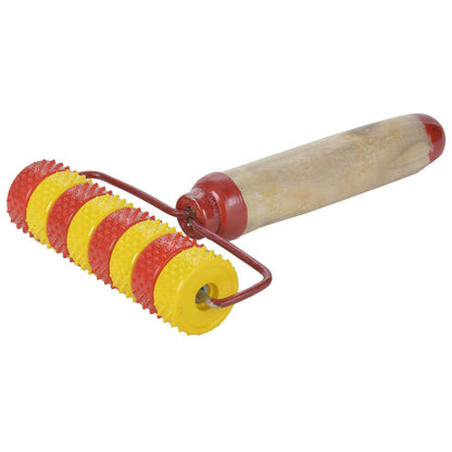 Acupressure Magnetic Roller (Pointed) With Wooden Handle AC-043