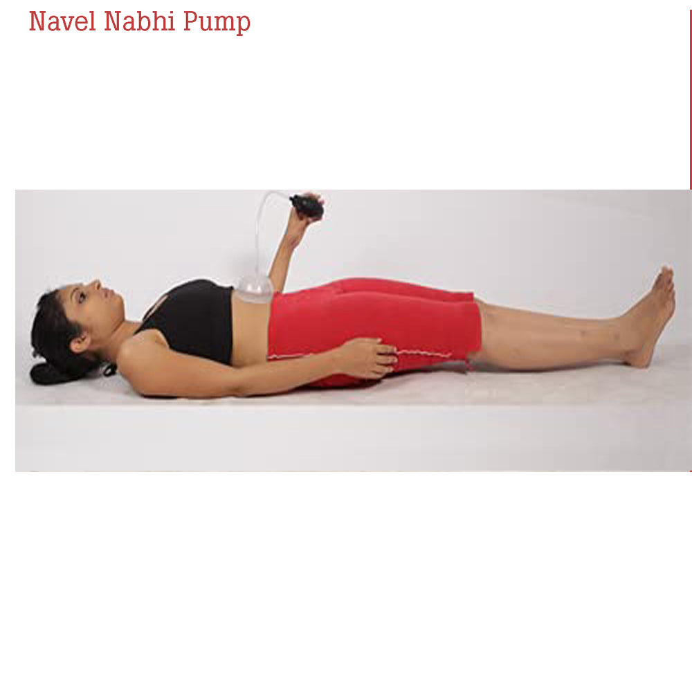 Acupressure Navel Pump-Surgical Nabhi Solarplex-नाभि पंप सर्जिकल नाभी-Nabhi/Navel/Solar Plexus Vacuum Pump AC-1308