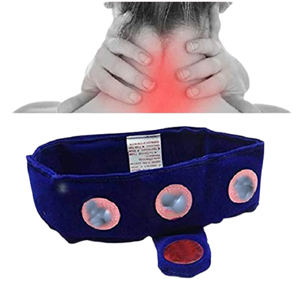 Acupressure Magnet Cervical/Neck Belt-Velvet चुंबकीय सरवाईकल गर्दन बेल्ट AC-518