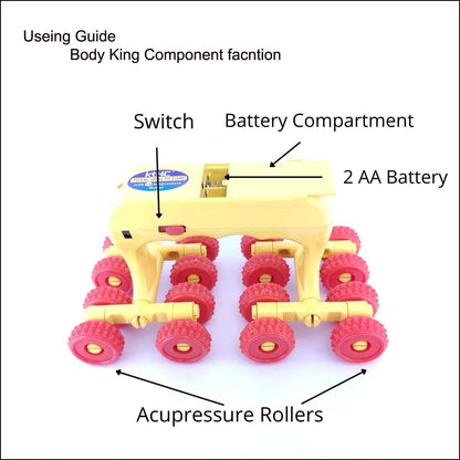 Acupressure Medirelex Body Massager (16 Wheel) AC-906