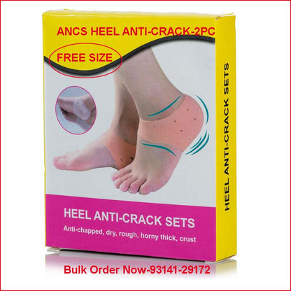 Heel Anti Crack AntiCrack Silicon Foot Heeler Belt Free Size Silicone AC-HAC