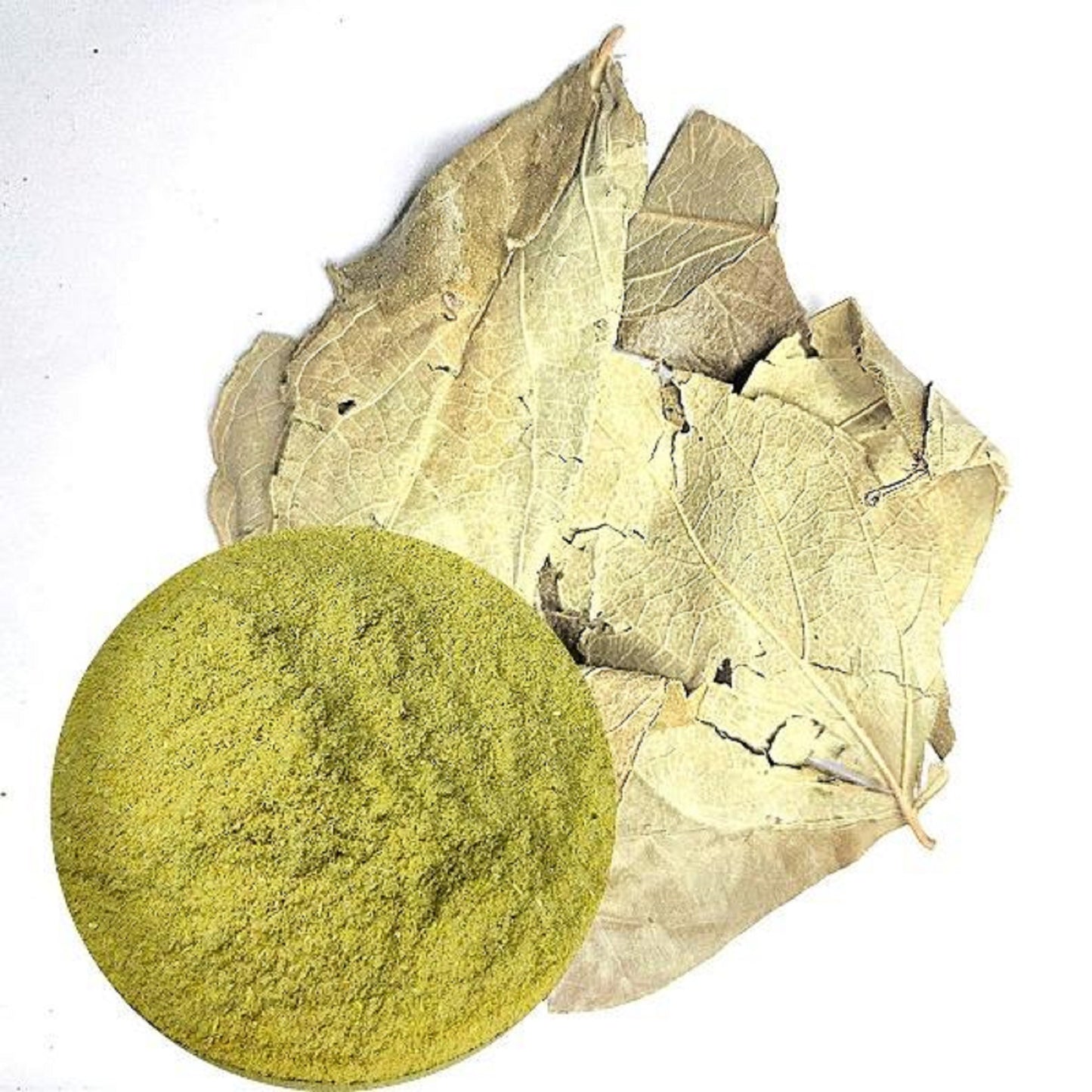 Parijatak Pan Powder - Harsingar Patti Powder -पारिजात पत्ता पाउडर- Paarijaat Leaf Powder- Parijatak Leaves Powder Harshingar Patta - Nyctanthes Arbor-Tristis Raw Herbs-Jadi Booti