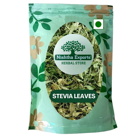 Stevia Leaf-Raw Herbs Madhu Tulsi-Dried Mithi Tulsi-मीठी तुलसी-Stivia Leaves - Rebaudiana Jadi Booti