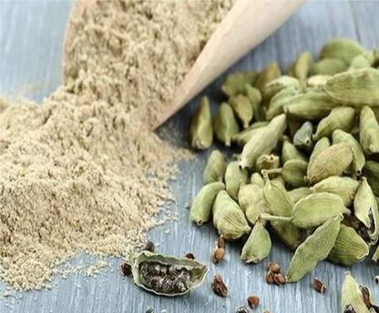 Elaichi Small Powder-Green Cardamom-हरी इलायची पाउडर-Ilaichi Choti Powder-Elettaria Cardamomum-True Cardamom-Spices-For Make Your Food Delicious and Healthy