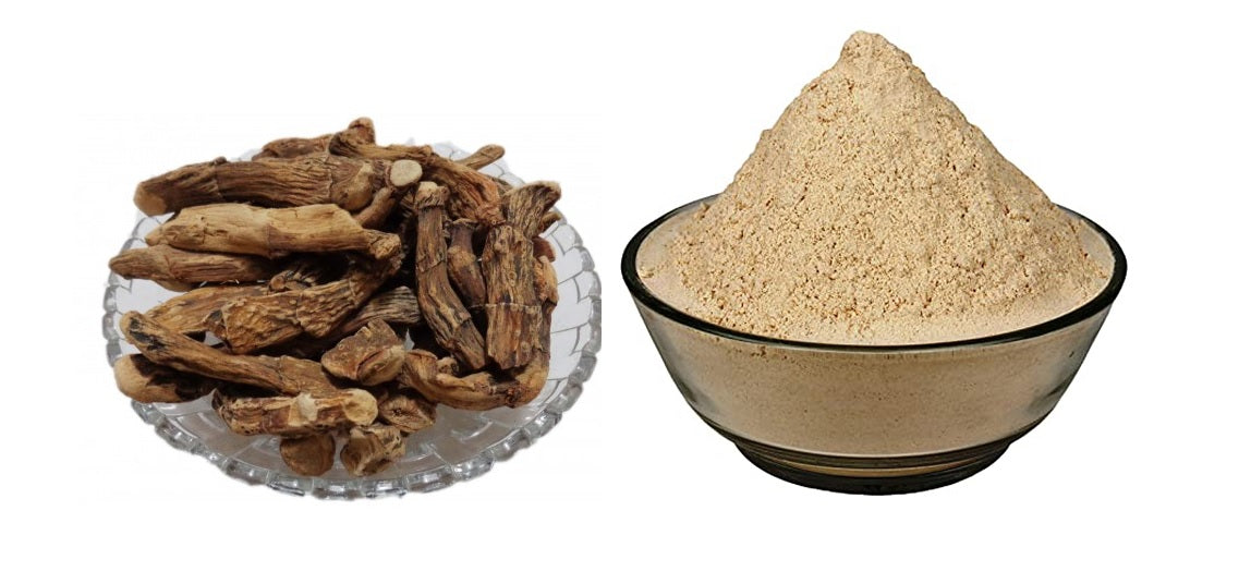 Gudbach Jadd Powder-Vekhand - Sweet Flag Root Powder- Vikhand - गुडबैक जड्ड पाउडर-Gurbach Powder dried-Bach-Vach-Acorus Calamus-Raw herbs-Jadi Booti