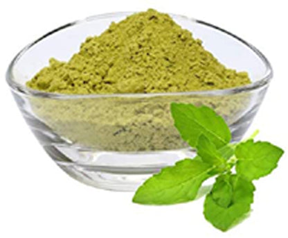 Tulsi Patta Powder - Basil Leaf Powder -तुलसी पत्ता पाउडर Basil Leaves Powder - Ocimum sanctum Raw Herbs-Jadi Booti