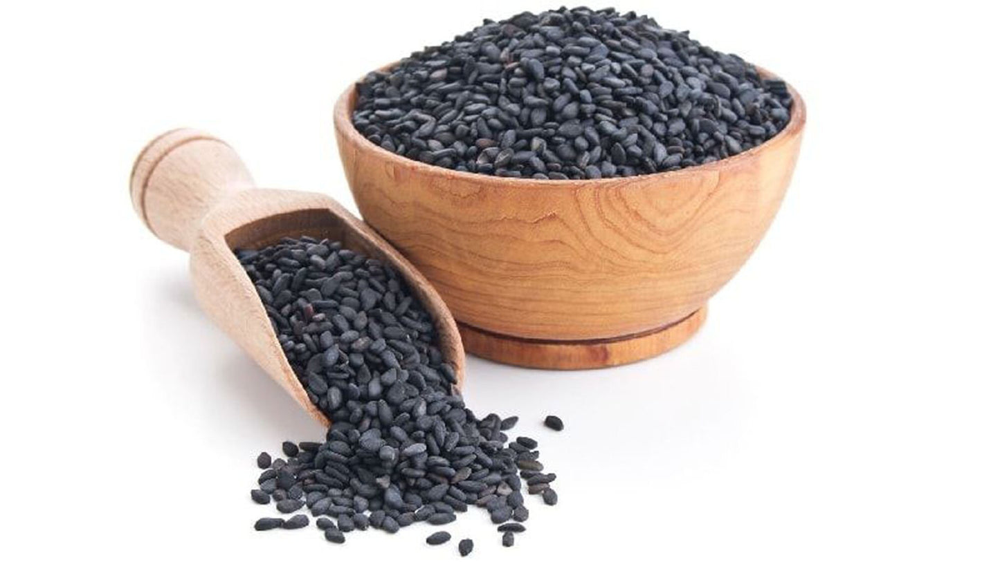 Til Kala-Kali Til-Black Sesame Seeds-तिल काला-Niger Seed-Sesamum indicum Raw Herbs