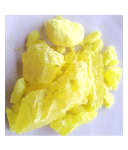 Amlasaar Yellow-Amalsar-Ghandak-Gandhak Dried-अम्लसार-Yellow Sulphur-Raw Herbs-Jadi Booti