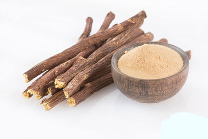 Mulethi Powder-Licorice Root Powder-मुलेठी पाउडर-Yashtimadhu-Mulhati-Jethimadh-Glycyrrhiza glabra-Raw Herbs-Jadi Booti