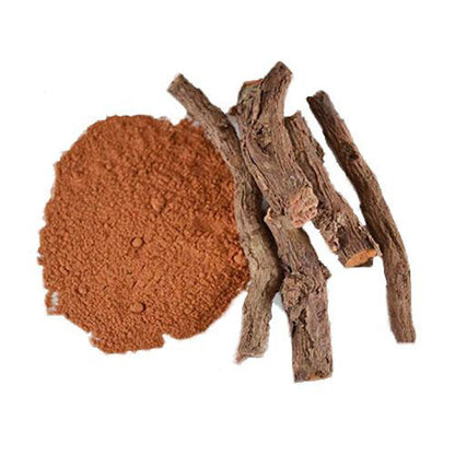 Majith Root Powder-Manjistha Root Powder-Manjith Powder-मंजिष्ठा रूट पाउडर-Majeeth Powder-Madder Powder-Rubia cordifolia Powder-Raw Herbs-Jadi Booti&nbsp;